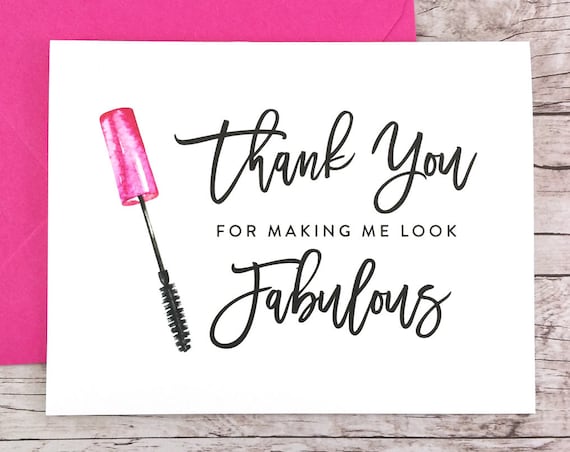 Thank You For Making Me Look Fabulous Card (FPS0043)