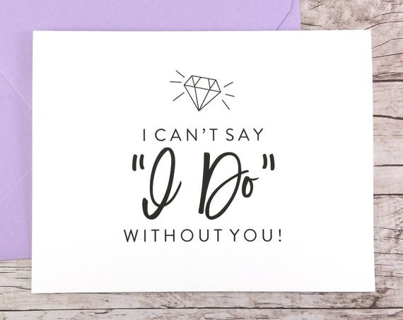 I Can't Say I Do Without You Card (FPS0057)