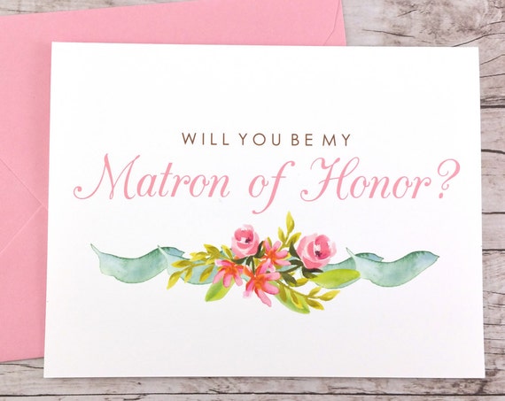 Will You Be My Matron of Honor Card (FPS0019)