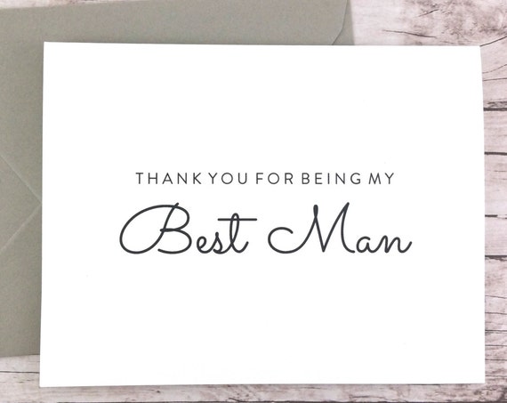 Thank You For Being My Best Man Card (FPS0016)