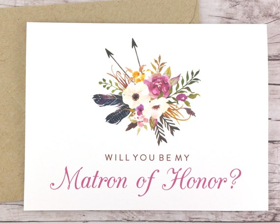 Will You Be My Matron of Honor Card (FPS0022)