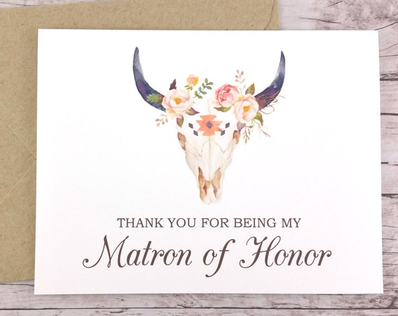 Thank You For Being My Matron of Honor Card (FPS0010)