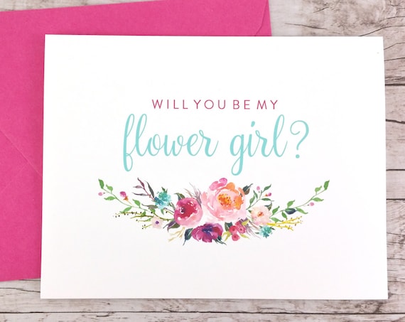 Will You Be My Flower Girl Card (FPS0021)
