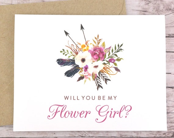 Will You Be My Flower Girl Card (FPS0022)