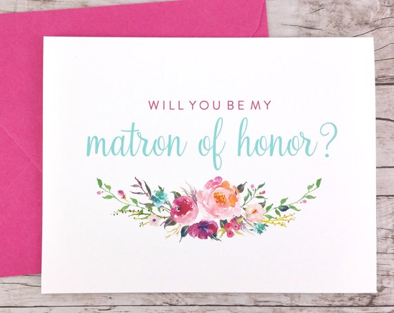 Will You Be My Matron of Honor Card (FPS0021)