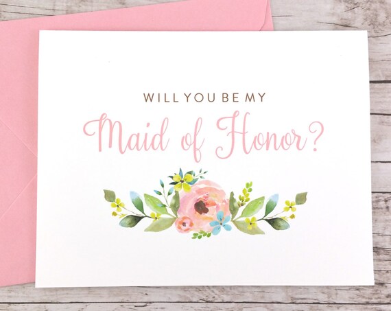 Will You Be My Maid of Honor Card (FPS0013)