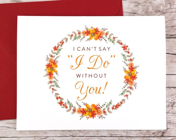 I Can't Say I Do Without You Card (FPS0033)