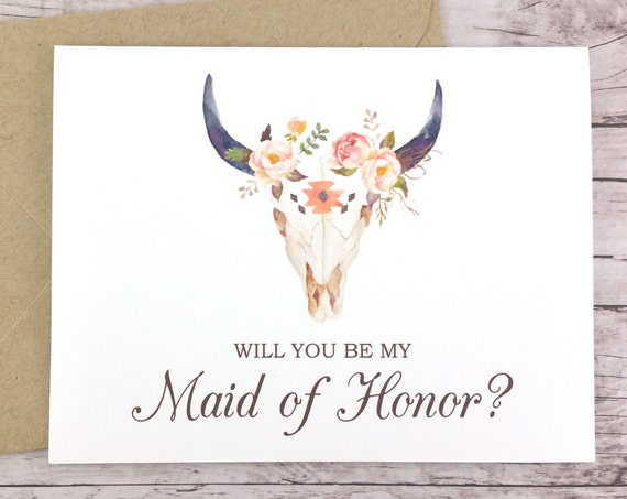 Will You Be My Maid of Honor Card (FPS0010)