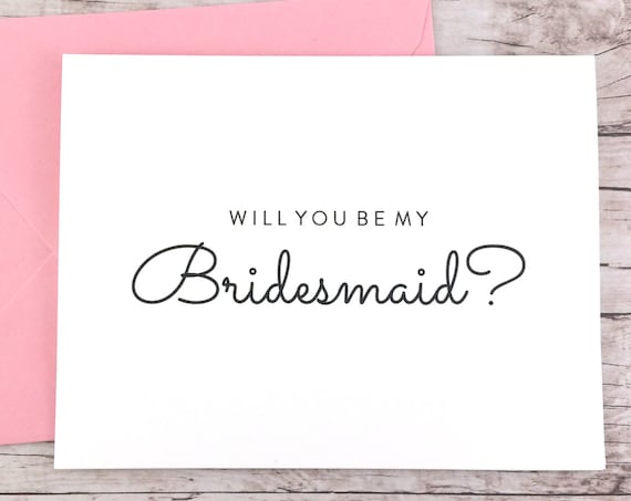 Will You Be My Bridesmaid Card (FPS0016)