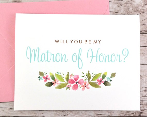 Will You Be My Matron of Honor Card (FPS0026)