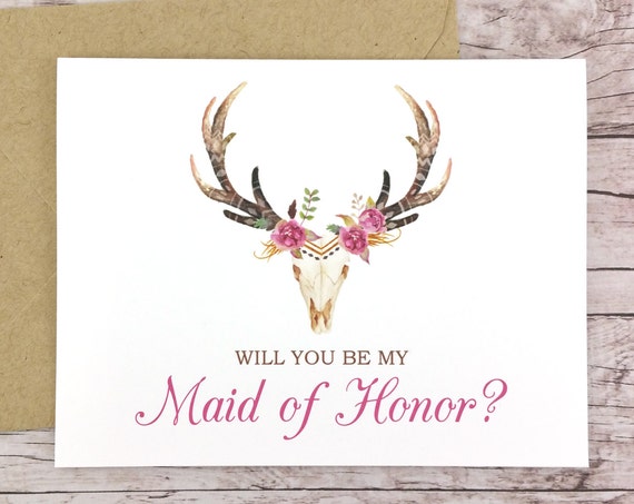 Will You Be My Maid of Honor Card (FPS0044)