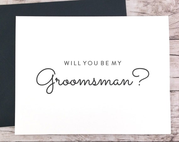 Will You Be My Groomsman Card (FPS0016)