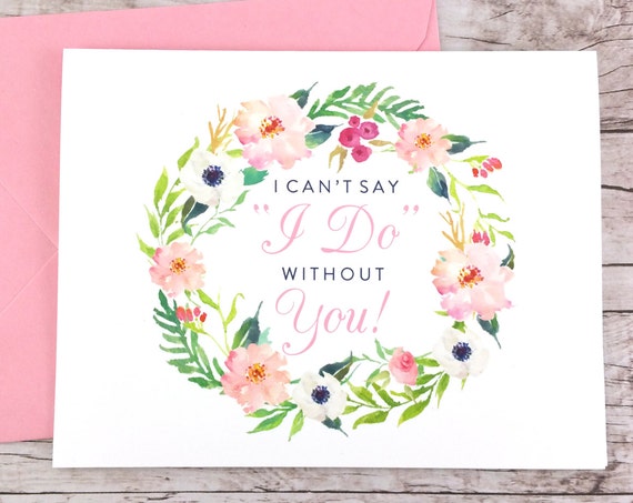 I Can't Say I Do Without You Card (FPS0031)