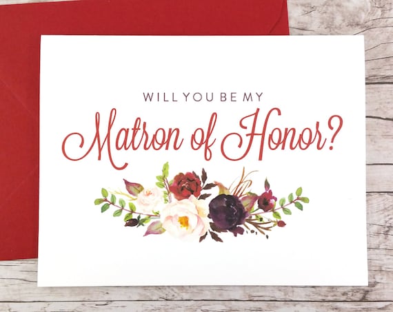 Will You Be My Matron of Honor Card (FPS0050)