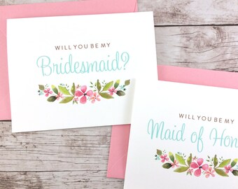 Will You Be My Matron of Honor Card Matron of Honor Proposal Card FPS0050
