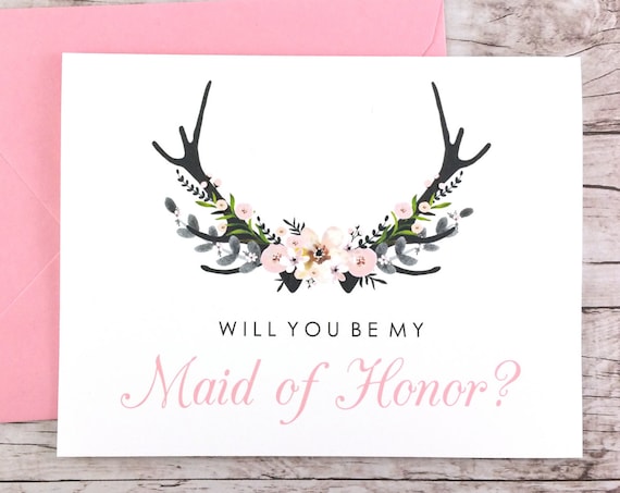 Will You Be My Maid of Honor Card (FPS0024)