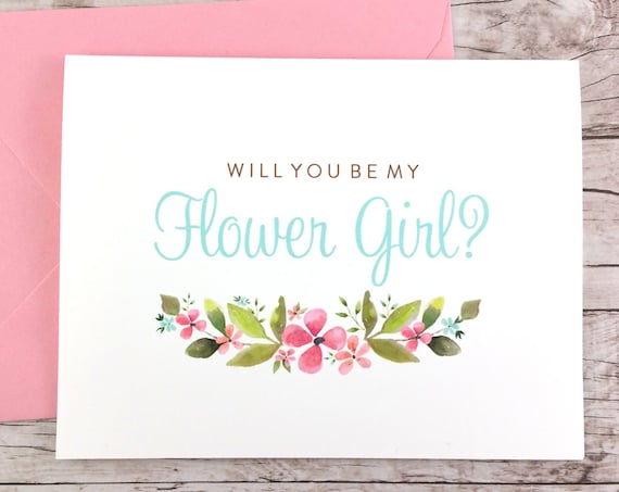 Will You Be My Flower Girl Card (FPS0026)