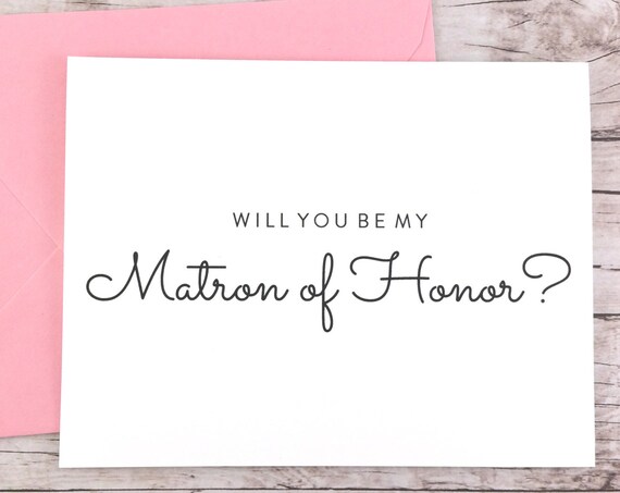 Will You Be My Matron of Honor Card (FPS0016)