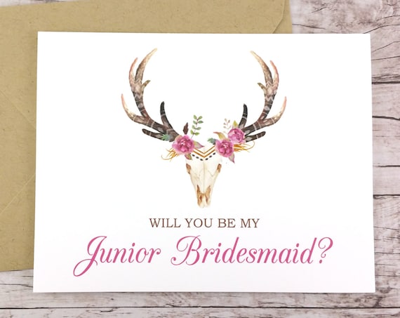 Will You Be My Junior Bridesmaid Card (FPS0044)