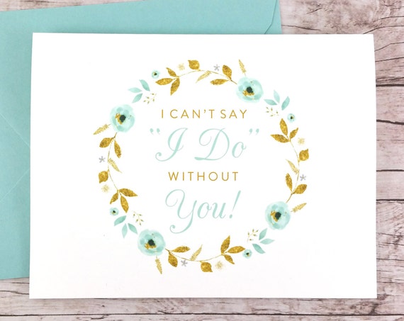 I Can't Say I Do Without You Card (FPS0034)