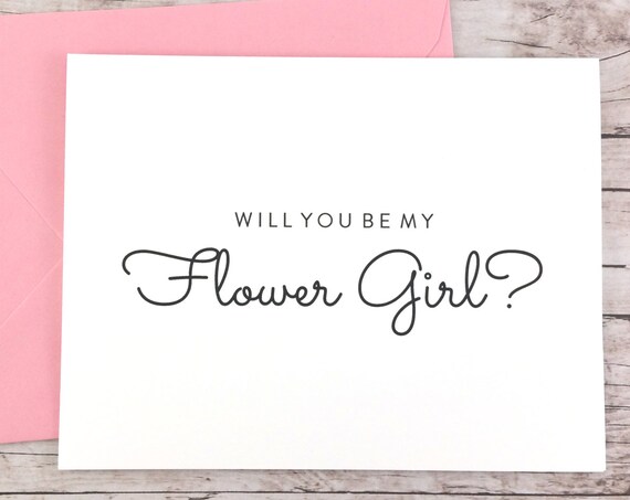 Will You Be My Flower Girl Card (FPS0016)
