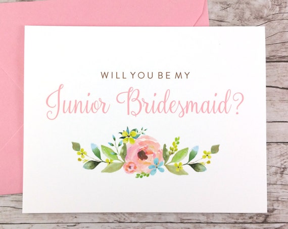 Will You Be My Junior Bridesmaid Card (FPS0013)