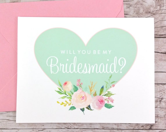 Will You Be My Bridesmaid Card (FPS0008)