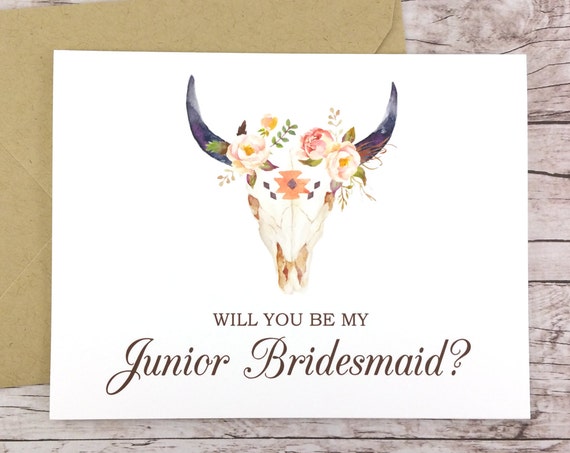 Will You Be My Junior Bridesmaid Card (FPS0010)
