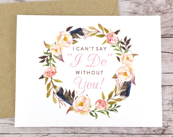 I Can't Say I Do Without You Card (FPS0029)