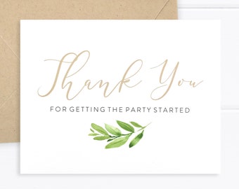 FPS0017 Thank You for the Beautiful Arrangements Card Florist Thank You Card Wedding Vendor Thank You