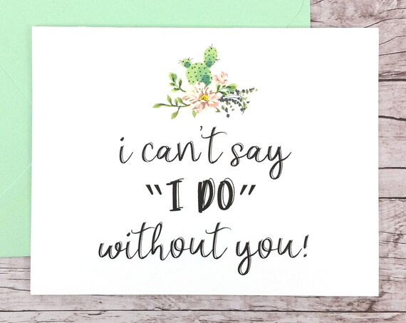 I Can't Say I Do Without You Card (FPS0065)