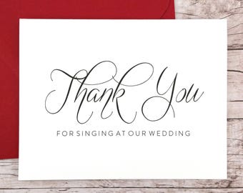 FPS0017 Thank You for the Beautiful Arrangements Card Florist Thank You Card Wedding Vendor Thank You