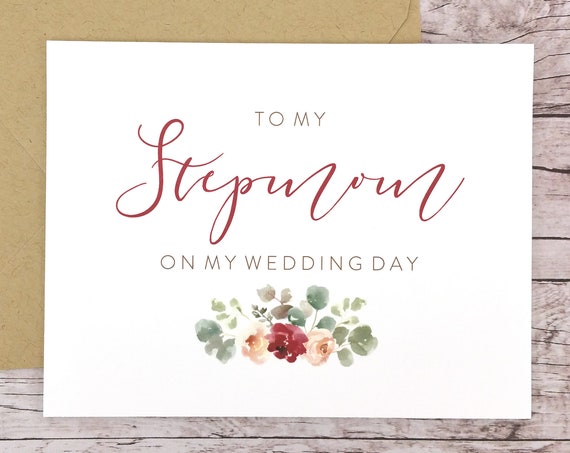 To My Stepmom On My Wedding Day Card (FPS0066)