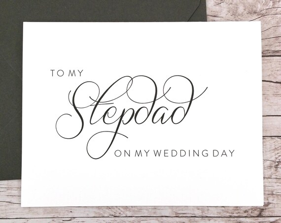 To My Stepdad On My Wedding Day Card (FPS0058)
