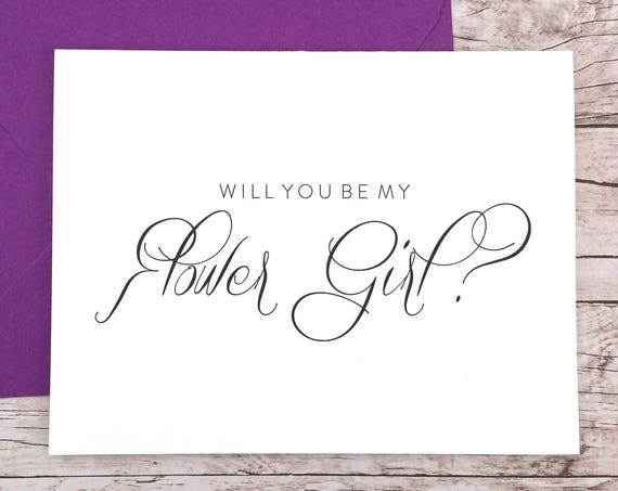 Will You Be My Flower Girl Card (FPS0058)