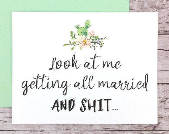 Look At Me Getting All Married Card (FPS0065)