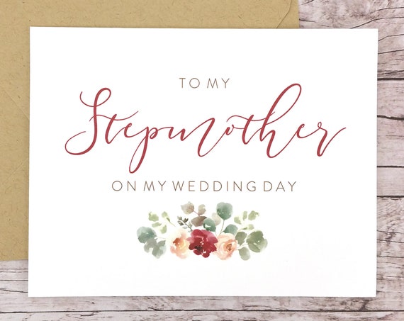 To My Stepmother On My Wedding Day Card (FPS0066)