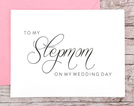 To My Stepmom On My Wedding Day Card (FPS0058)