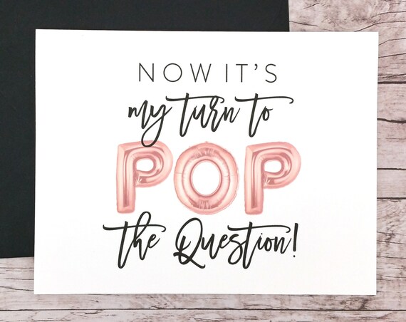 Now It's My Turn to Pop the Question Card (FPS0064)
