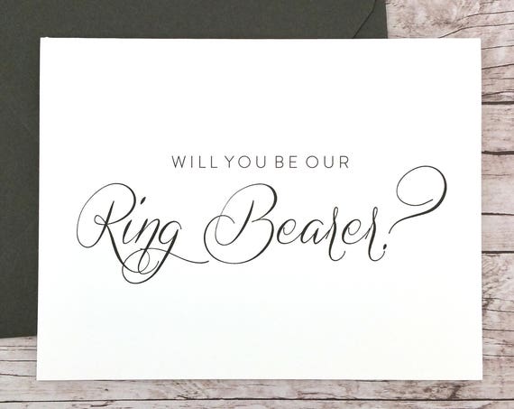 Will You Be Our Ring Bearer Card (FPS0058)