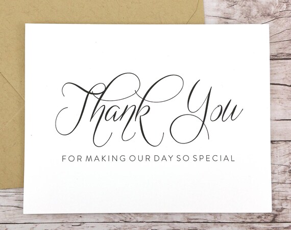 Thank You for Making Our Day So Special Card (FPS0058)