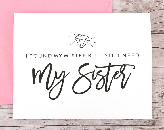 I Found My Mister But I Still Need My Sister Card (FPS0057)