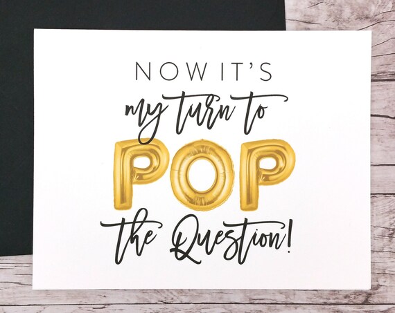 Now It's My Turn to Pop the Question Card (FPS0064)