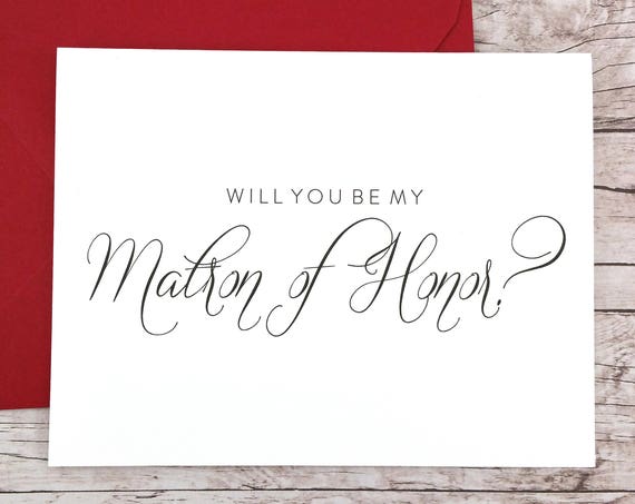 Will You Be My Matron of Honor Card (FPS0058)