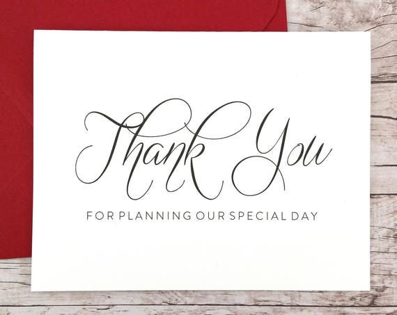 Thank You For Planning Our Special Day Card (FPS0058)