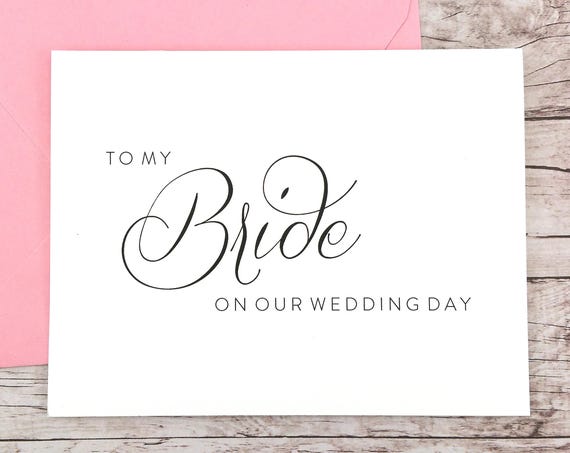 To My Bride On Our Wedding Day Card (FPS0058)