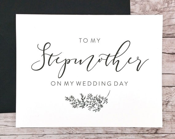To My Stepmother On My Wedding Day Card (FPS0062)