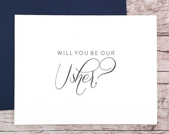 Will You Be Our Usher Card (FPS0058)