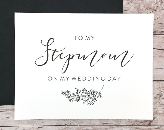 To My Stepmom On My Wedding Day Card (FPS0062)