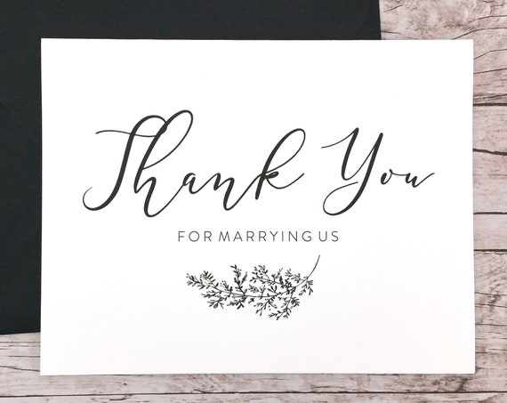 Thank You For Marrying Us Card (FPS0062)